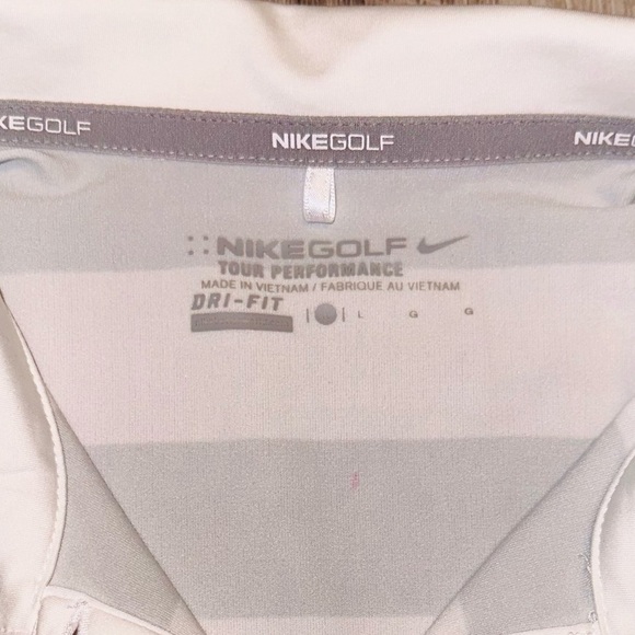Nike dri-fit golf polo striped shirt - Picture 6 of 7
